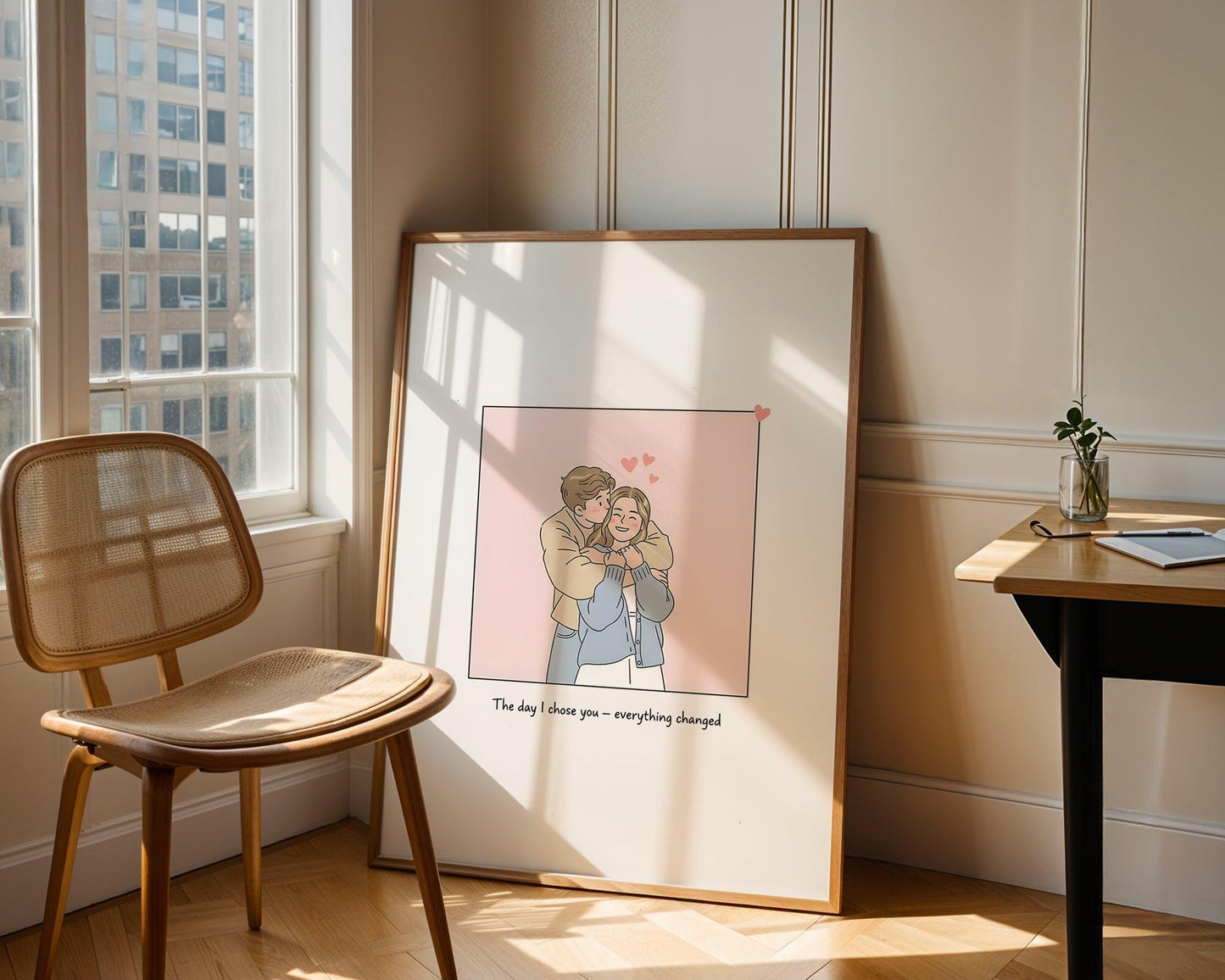 Kişiye Özel 'Cutie' Çift Posteri