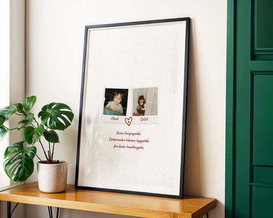 Kişiye Özel 'Paloroid' Çocukluk Fotografı Poster