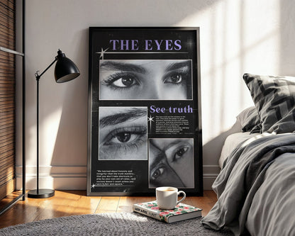 Kişiye Özel 'Eyez' Çift Posteri