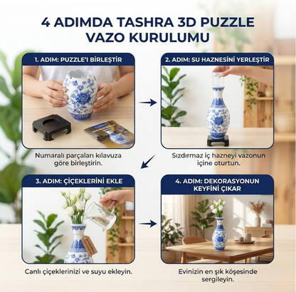 Tashra Premium 3D Puzzle Vazo