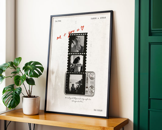 Kişiye Özel 'Analog' Çift Posteri