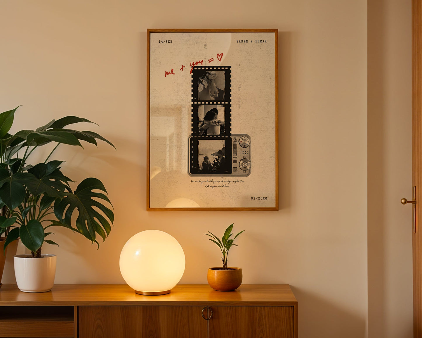 Kişiye Özel 'Analog' Çift Posteri