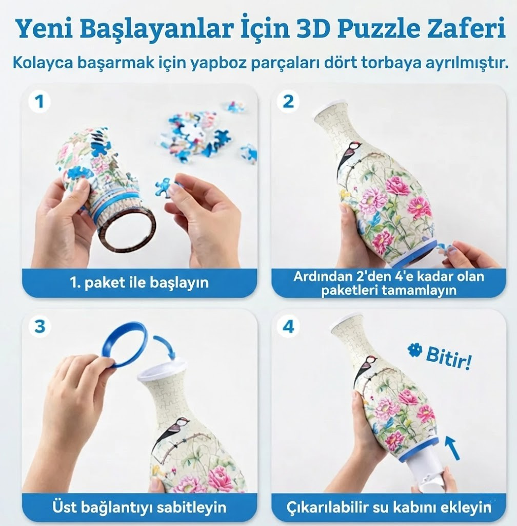 Tashra Premium 3D Puzzle Vazo