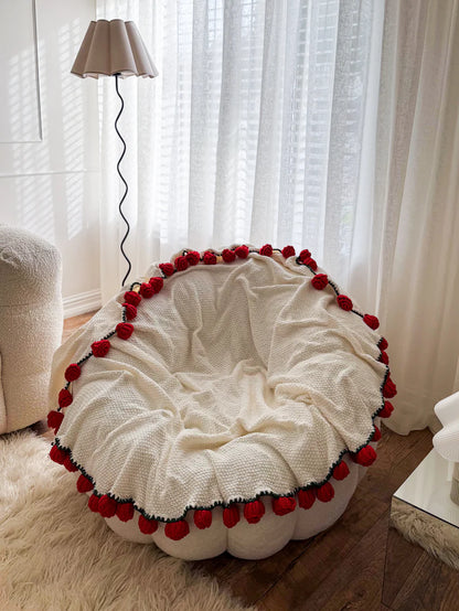 Tashra Premium Örgü Buket Battaniye  (Özel El Yapımı)