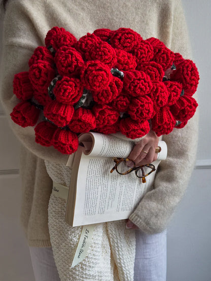 Tashra Premium Örgü Buket Battaniye  (Özel El Yapımı)