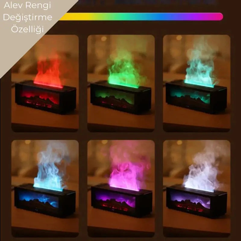 Mini Şömine Dekorasyonu